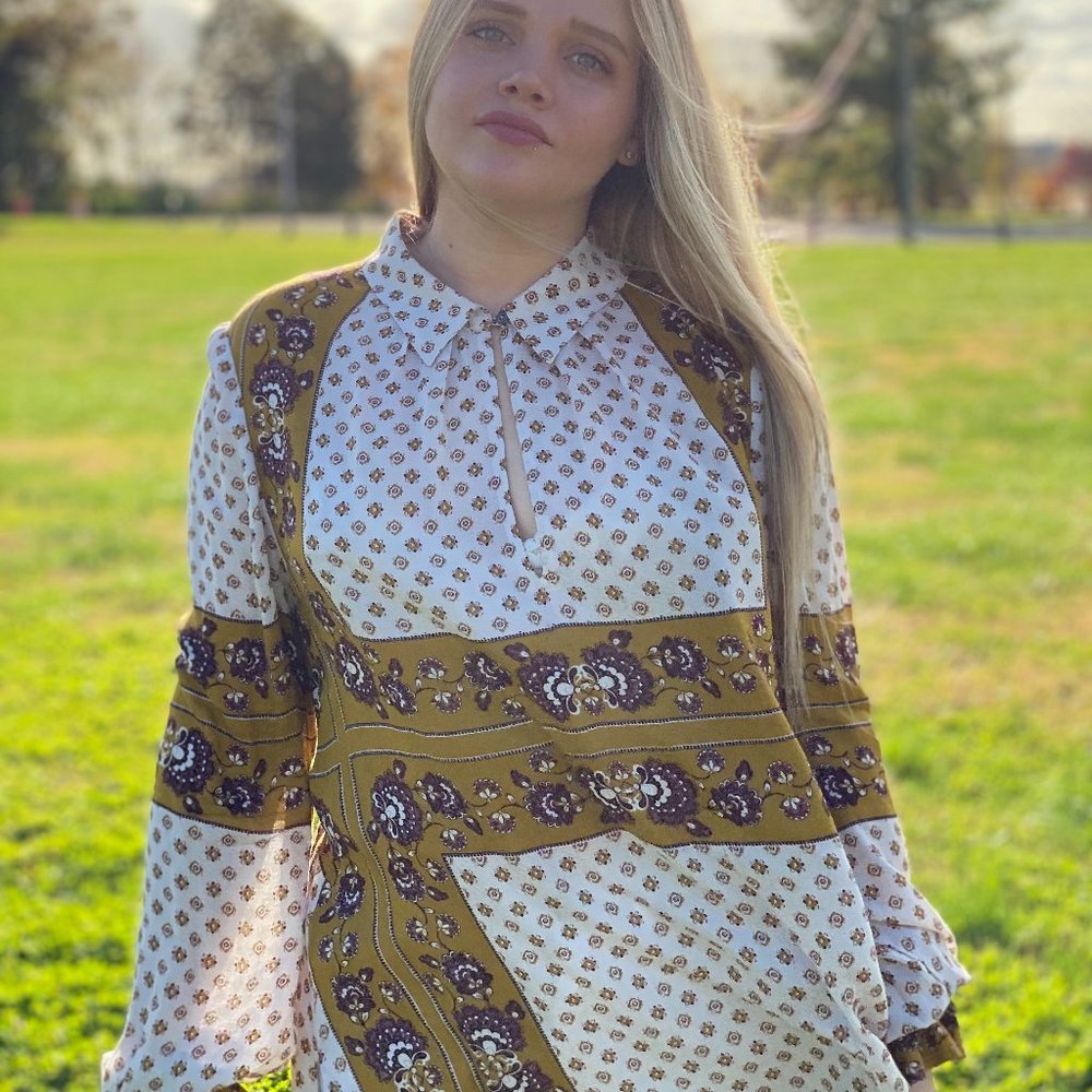 Free People Long Sleeve Blouse